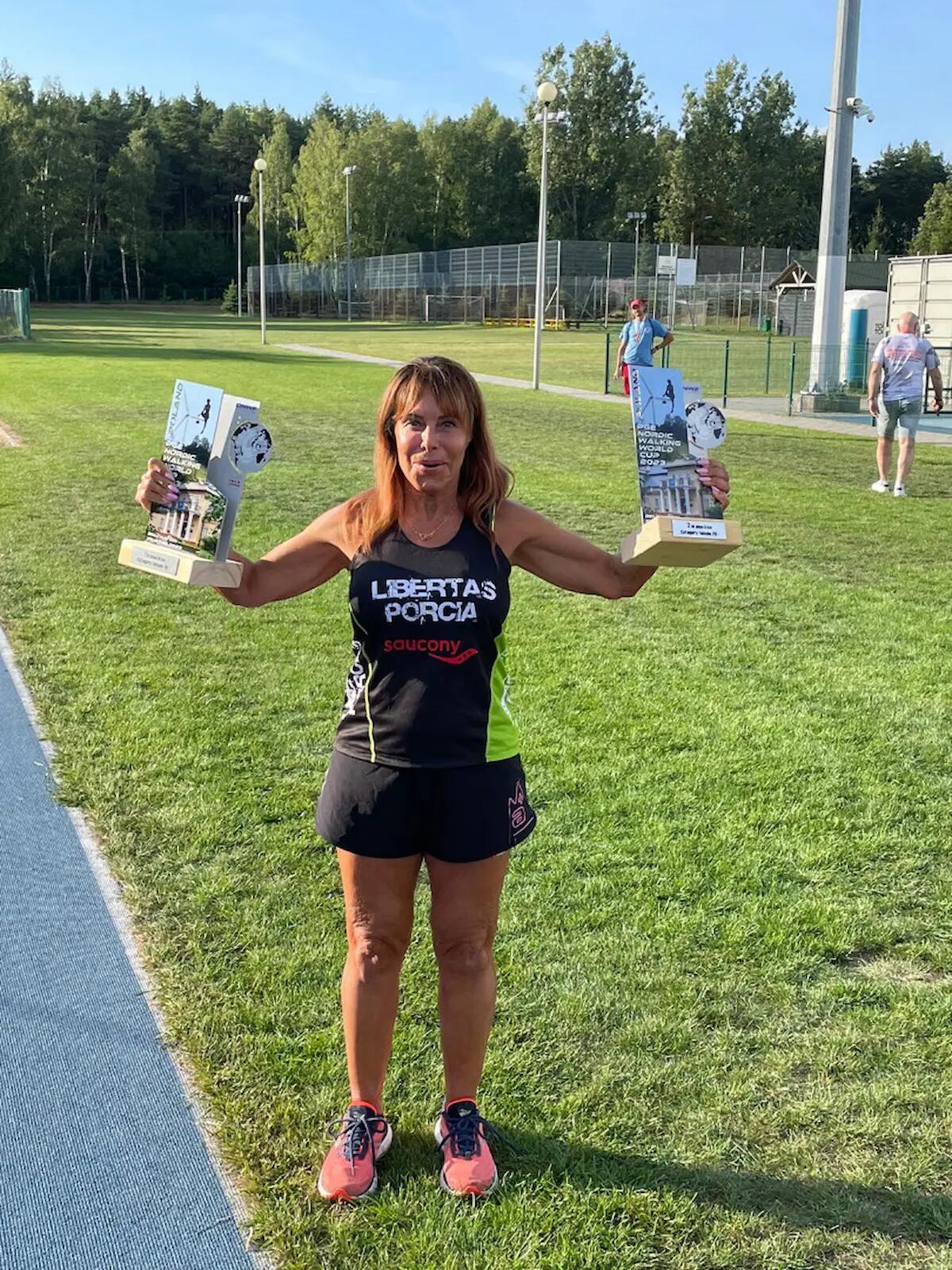 Nordic Walking, tappa mondiale d’oro per Rossella Viol -