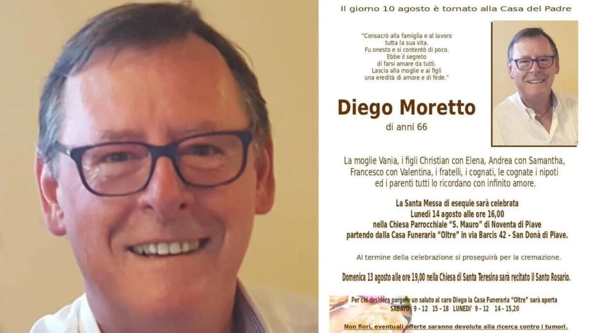 Il Nordest saluta Diego Moretto, addio al venditore delle “Frittelle della nonna” - 