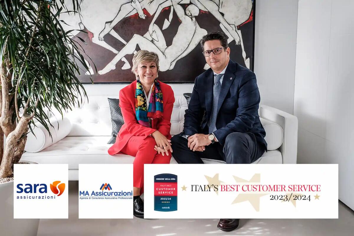 MA Assicurazioni Celebra il Prestigioso Premio "Italy's Best Customer Service 2023/2024" Vinto da Sara Assicurazioni - 