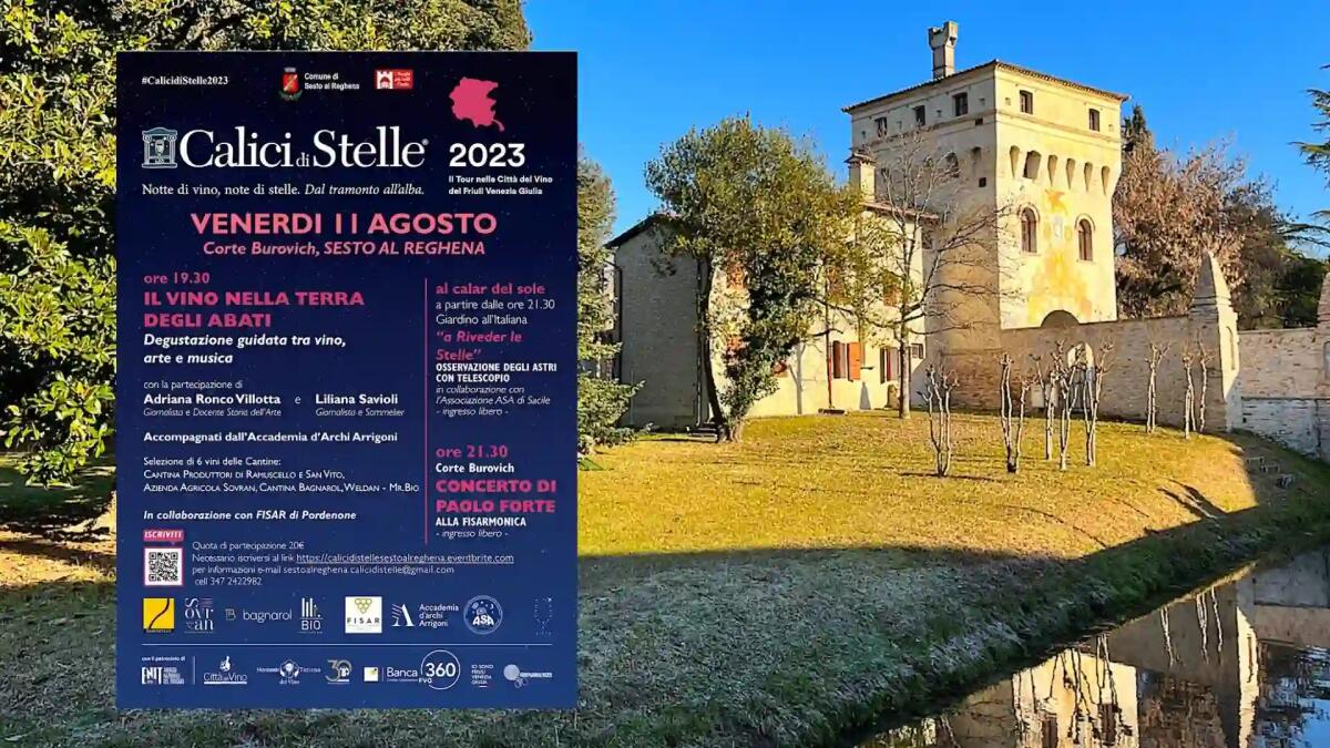 Calici di Stelle, prima volta a Sesto al Reghena - 