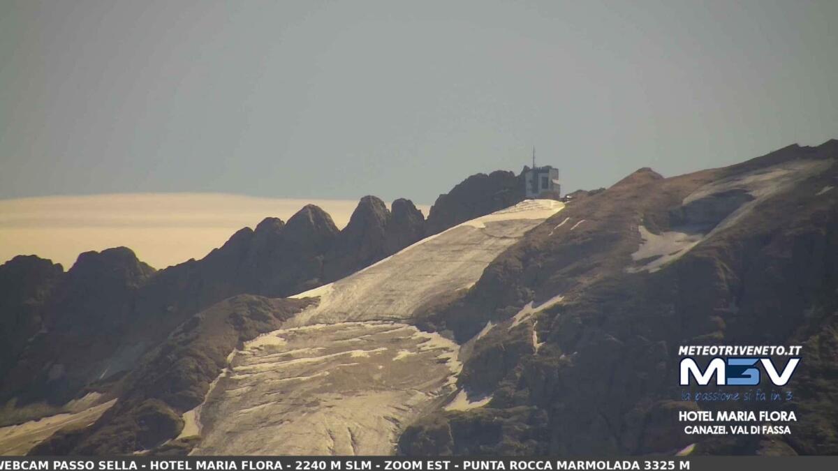 Marmolada, oggi caldo record: temperatura più alta del giorno della tragedia - 