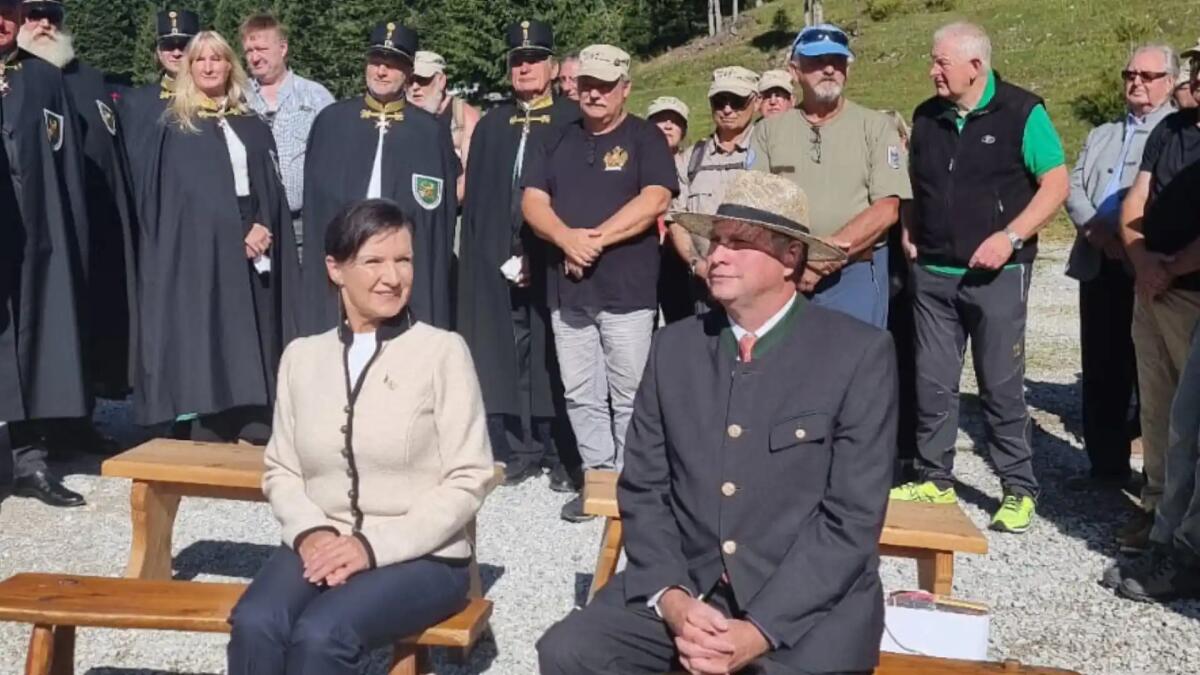 Visita dei Reali d'Asburgo oggi a Sappada - 
