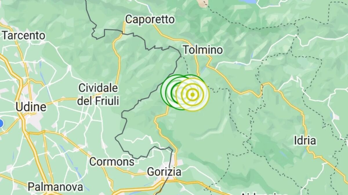 Terremoto al confine con la Slovenia, scossa di magnitudo 3.6: avvertita in Friuli Venezia Giulia - 