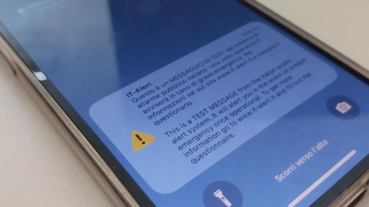 IT-alert, il 12 settembre a mezzogiorno suoneranno tutti i cellulari in Friuli -