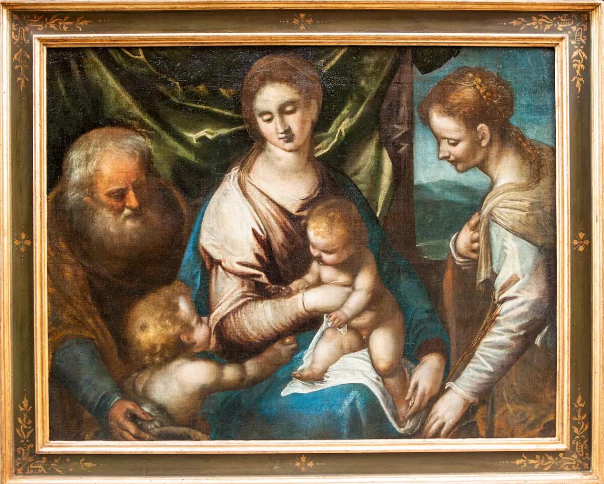 Tela del maestro di Caravaggio ad Antiquaria Padova in novembre -