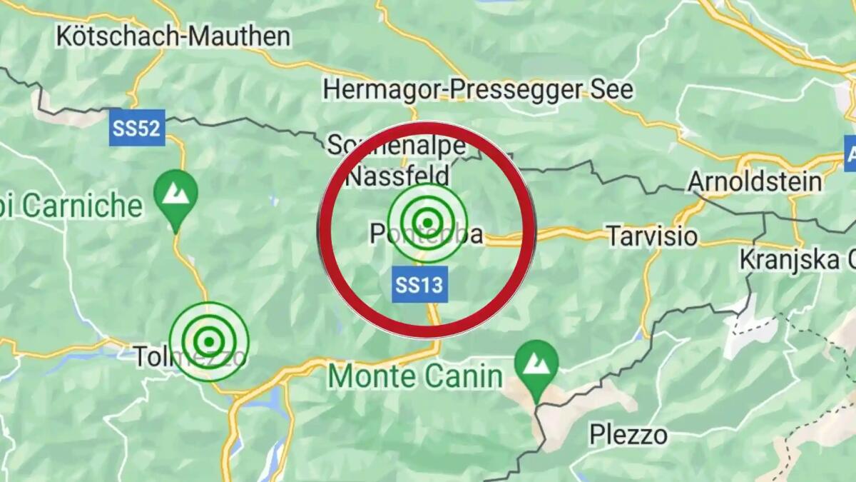 Lieve scossa di terremoto in Friuli, epicentro a Pontebba - 