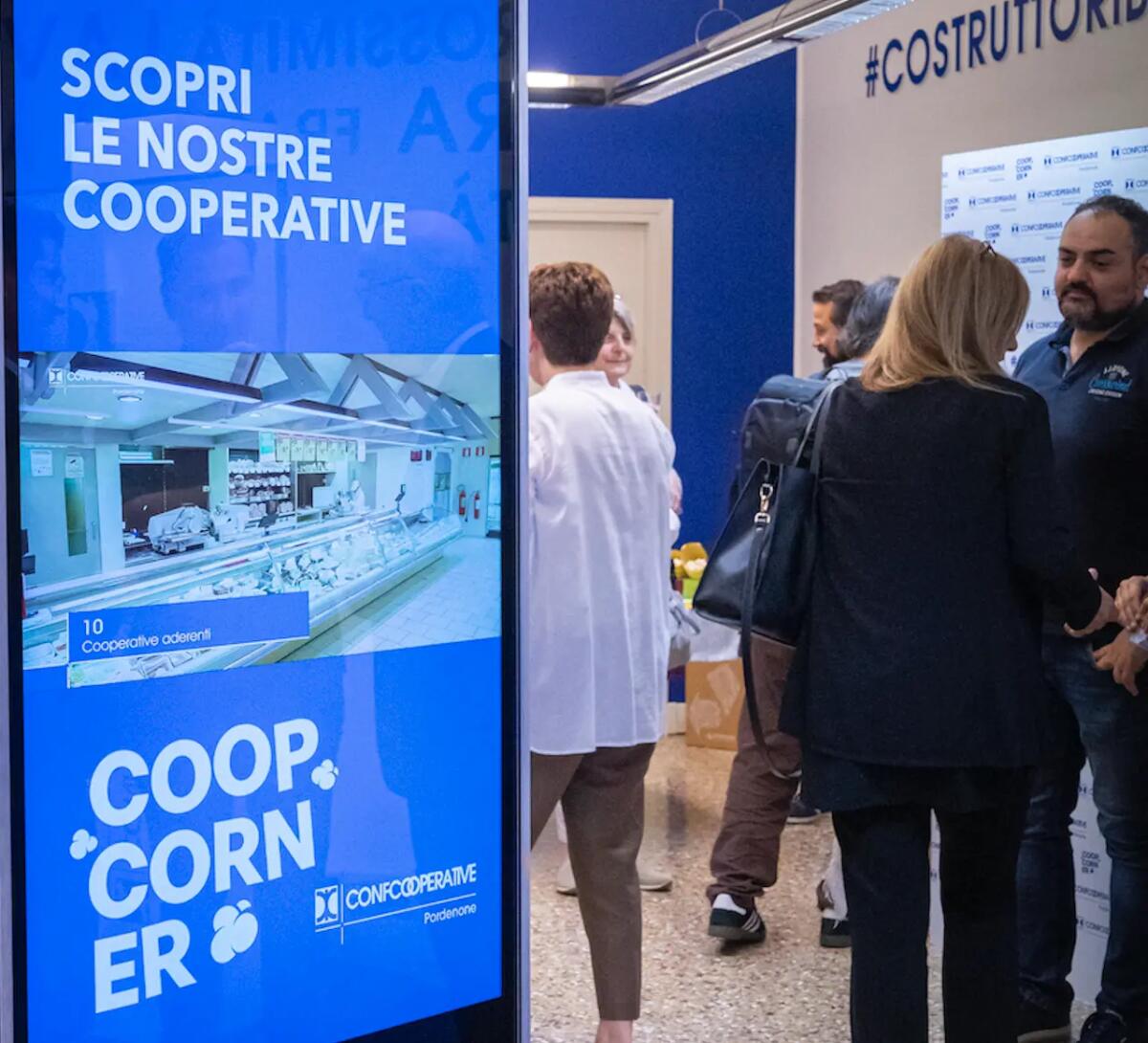 Coop Corner, a Pordenone degustazioni latterie e vino vegano - 