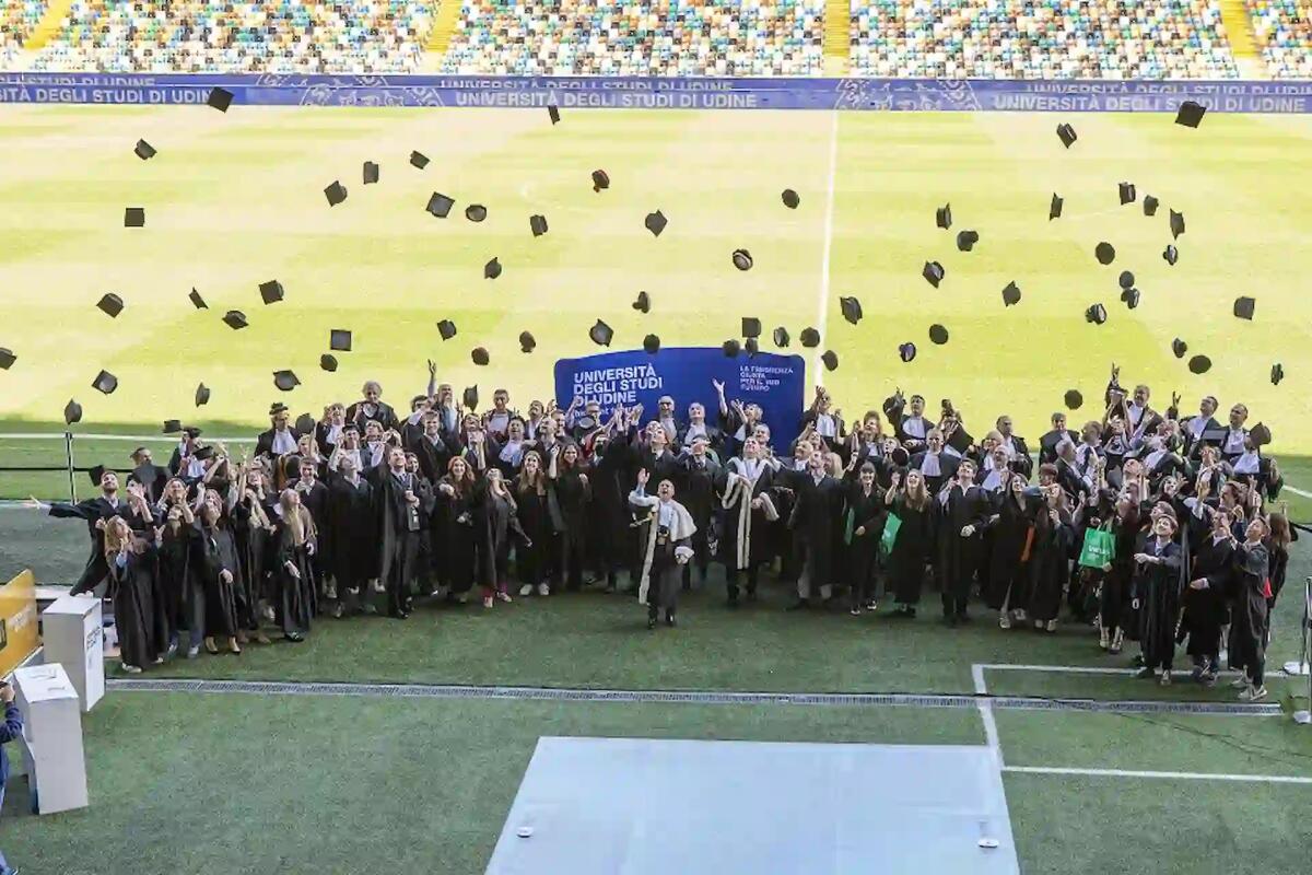 Oltre 5000 persone allo stadio per il terzo Graduation Day dell’Università di Udine - 