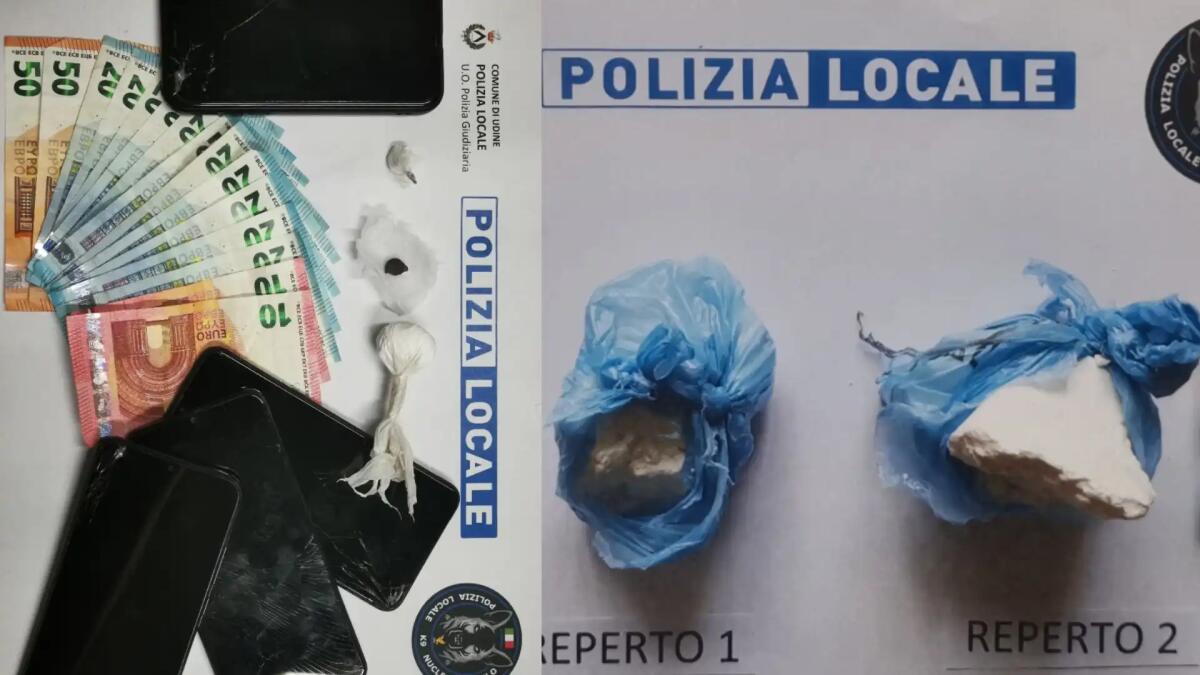Udine. Spaccio di droga al Parco Moretti, denunciati una 20enne di russa ed un 28enne pakistano - 