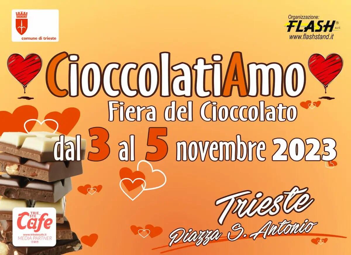 Cioccolatiamo 2023, dal 3 al 5 novembre 2023 in Piazza Sant’Antonio a Trieste - 