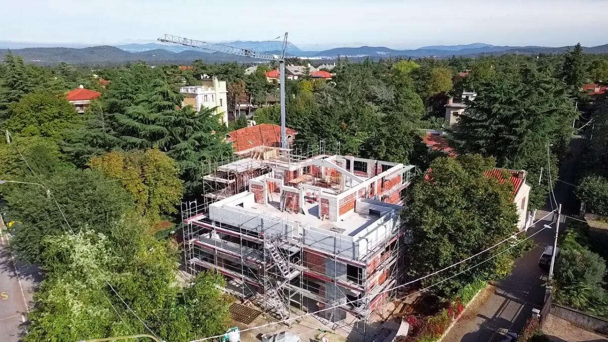 Nuova vita a Villa Diana di Opicina, da storico ristorante a unità abitative con nuovi spazi verdi - 