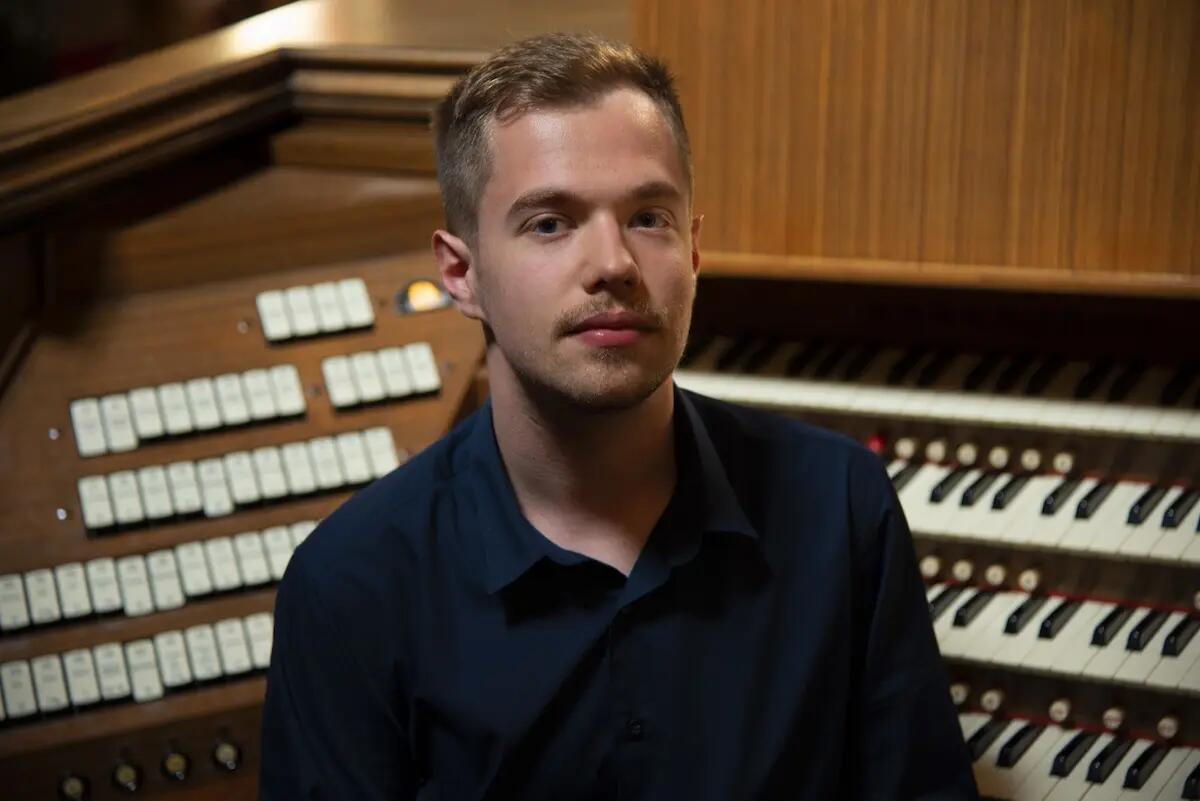 Gabriele Agrimonti il giovane organista chiude la rassegna del Centro Organistico Padovano - 