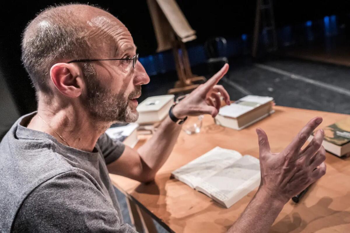 Mauro Covacich a Zoppola con la lezione-spettacolo su Joyce - 
