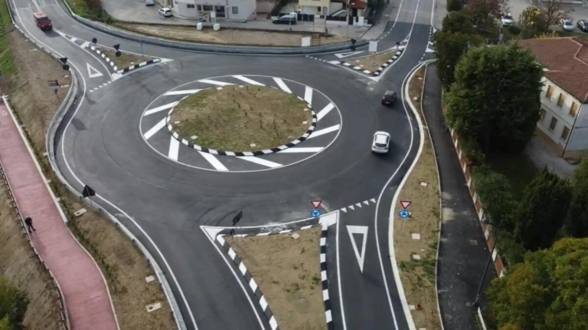 Inaugurata la nuova rotatoria di Lanzago di Silea (TV) -