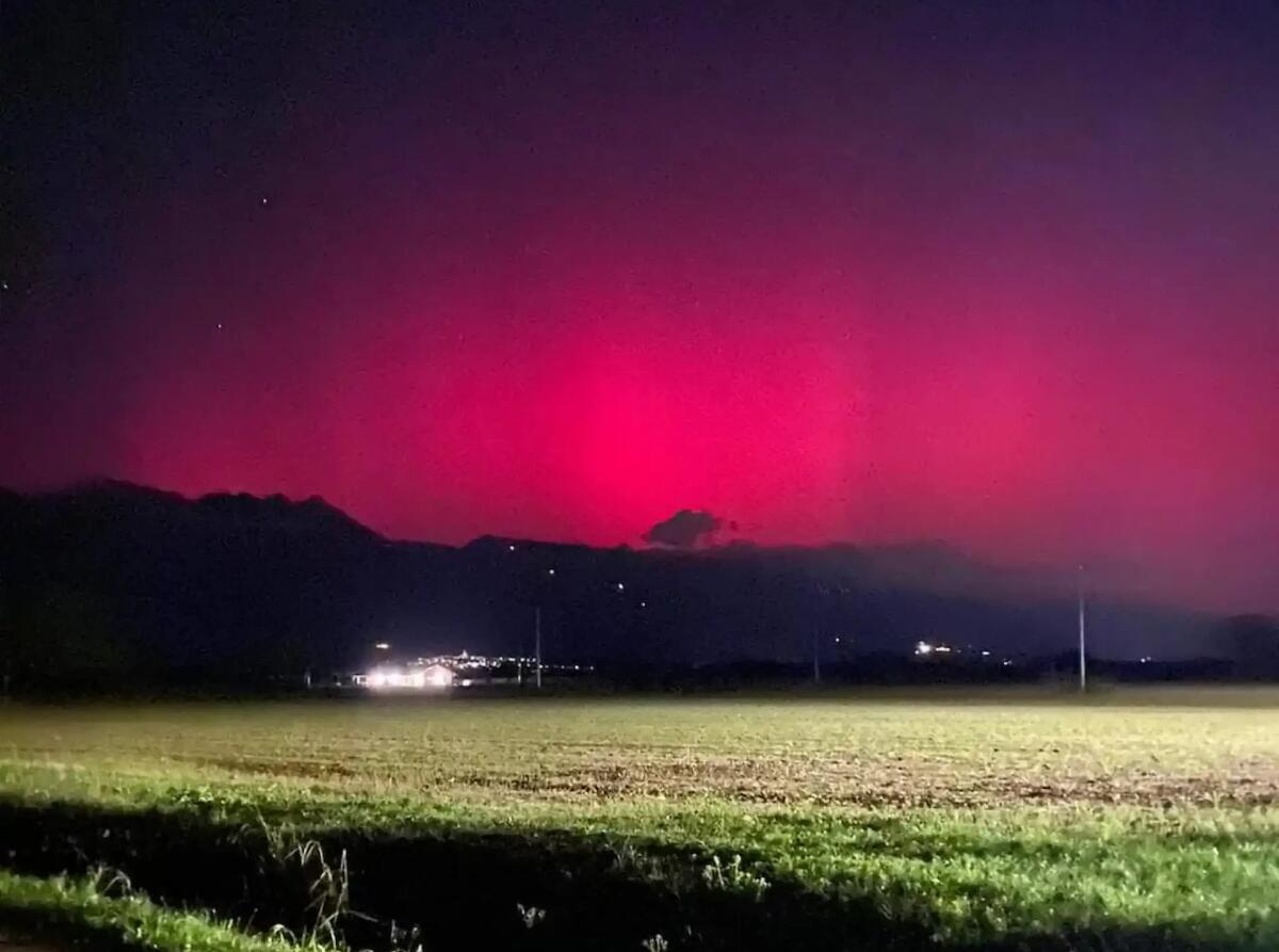 La strepitosa aurora boreale vista a Nordest: accadrà di nuovo? - 