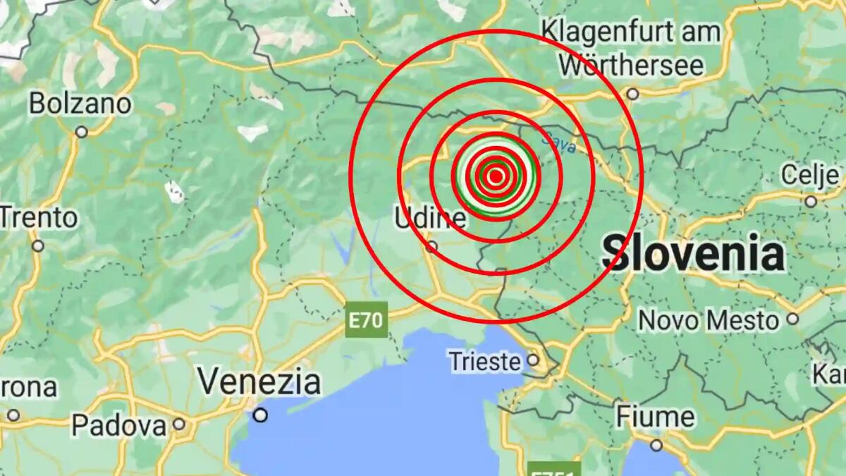 Terremoto tra Italia e Slovenia, scossa avvertita in Friuli Venezia Giulia - 
