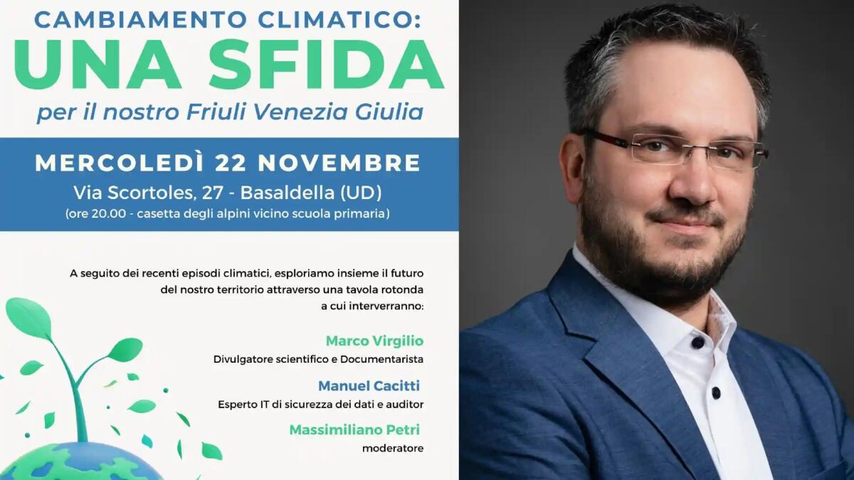 Tavola rotonda su cambiamento climatico a Basaldella di Campoformido - 