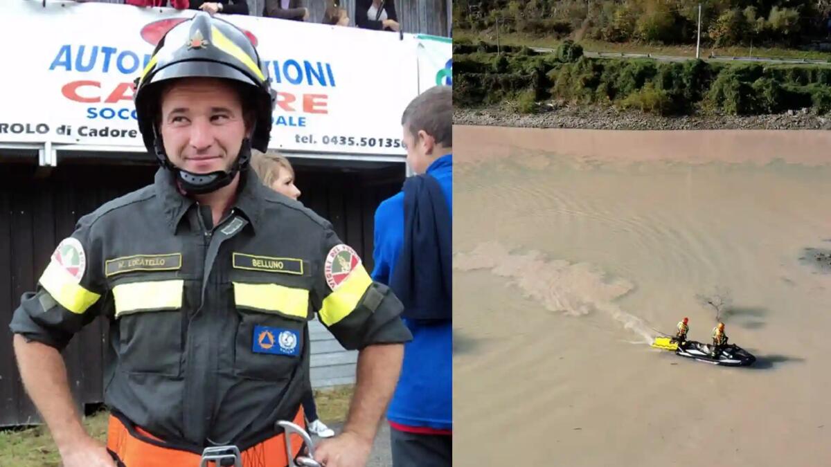 Walter Locatello disperso, non si trova il pompiere trascinato dalla corrente -