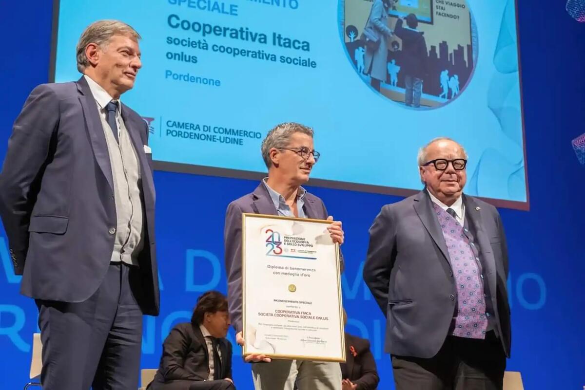 Riconoscimento Speciale a Itaca dalla Camera di Commercio di Pordenone-Udine -