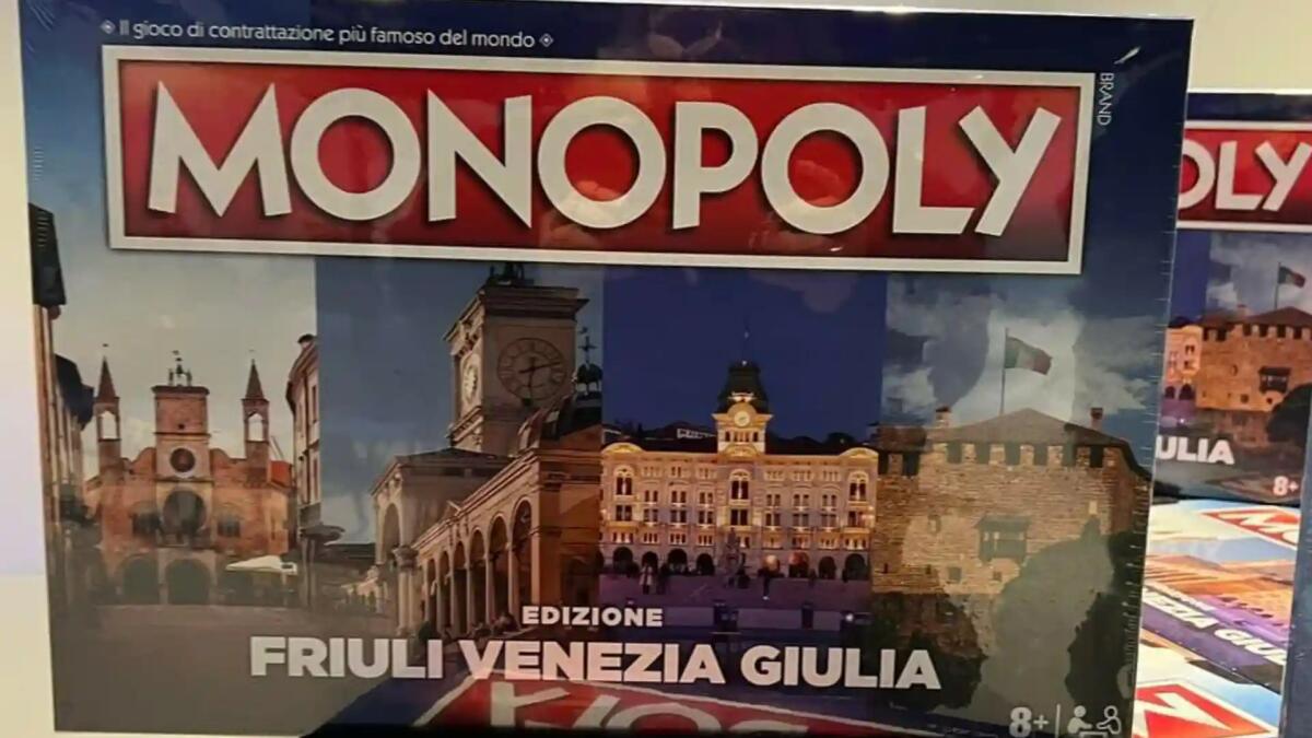 Nasce il primo Monopoly friulano, ecco l’esclusiva edizione del gioco da tavolo - 