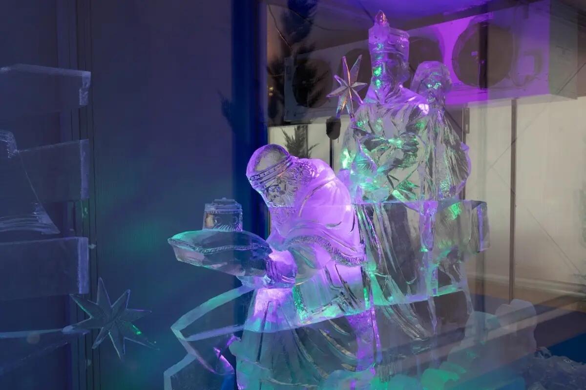 Inaugurato a Jesolo il Presepe di Ghiaccio -