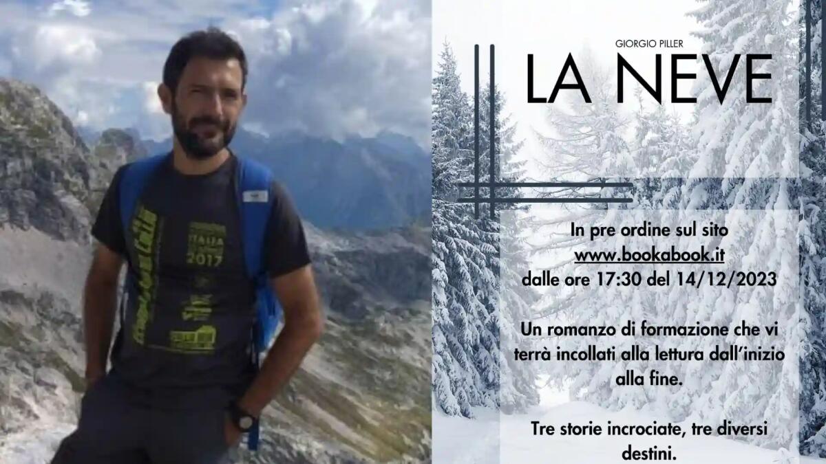 Il sogno letterario di Giorgio Piller diventa realtà: ecco "La Neve". I guadagni in beneficenza - 