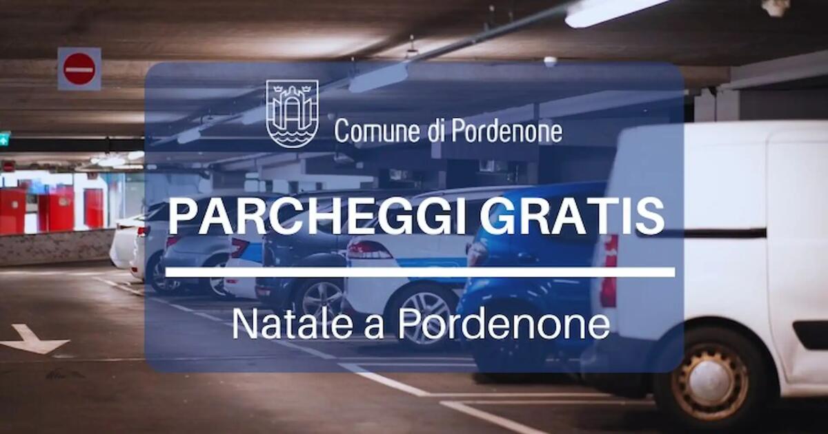 A Pordenone parcheggi gratuiti per le festività natalizie - 