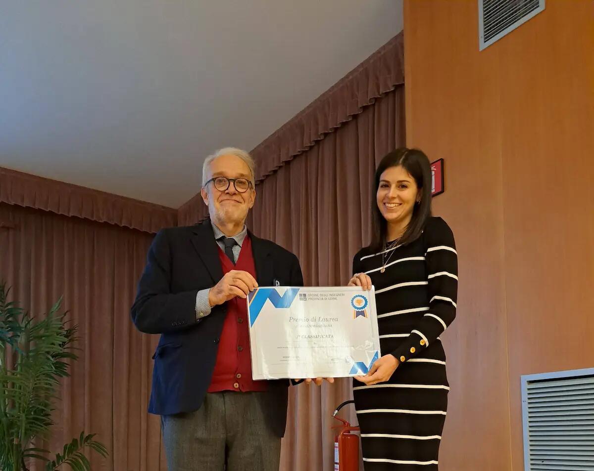 L’assemblea annuale dell’Ordine degli Ingegneri di Udine premia tre tesi di laurea - 