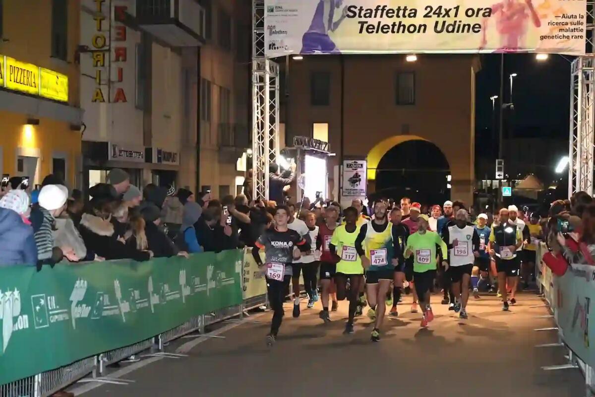 Staffetta Telethon Udine: in corsa per la ricerca, con la partnership di BNL BNP Paribas - 