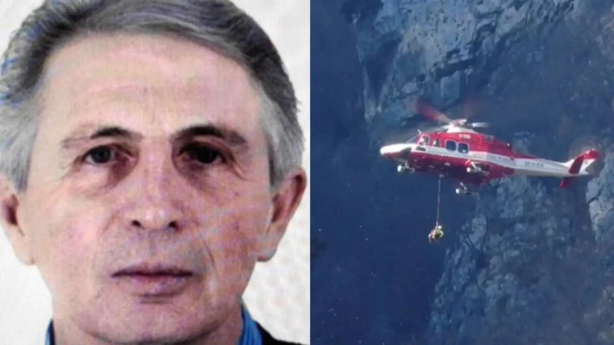 Scomparso oltre un anno fa, ritrovati i resti di Carmelo Busti in un canalone - 