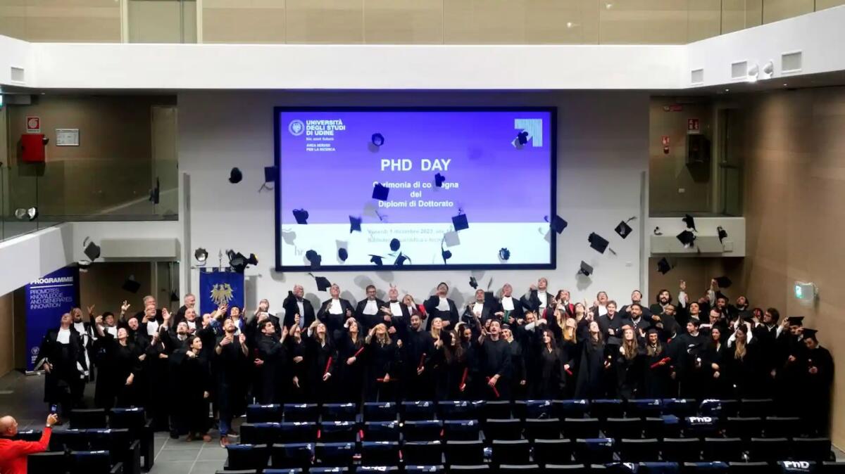 Phd Day, l’Ateneo di Udine festeggia 74 nuovi Dottori di Ricerca - FOTO - 