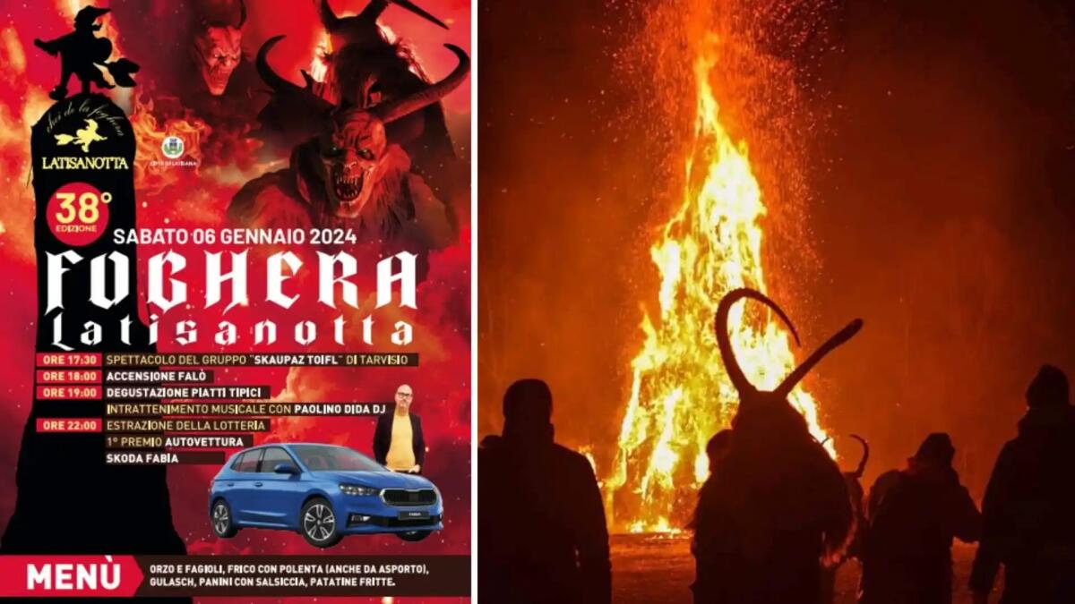 Torna la magia della Foghera di Latisanotta: tradizione, gusto, divertimento e un'auto in palio - 