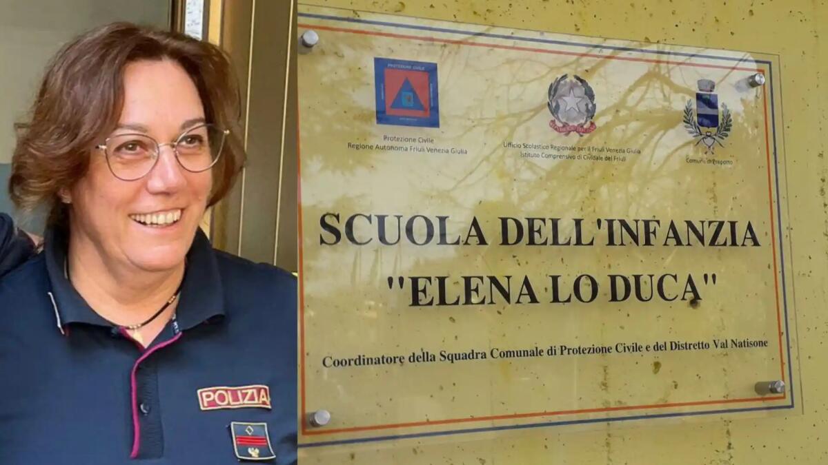 Scuola dell'infanzia intitolata a Elena Lo Duca, la volontaria morta durante un incendio - 