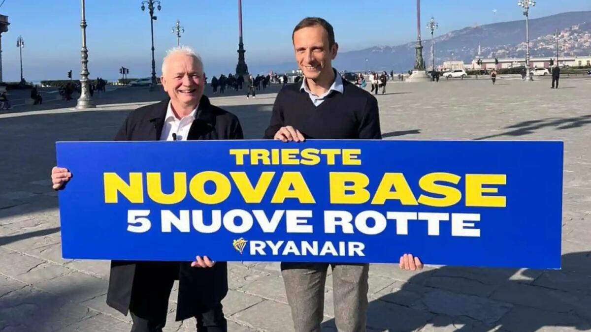 Una nuova base Ryanair in Friuli: 5 nuove rotte e 600 posti di lavoro - 