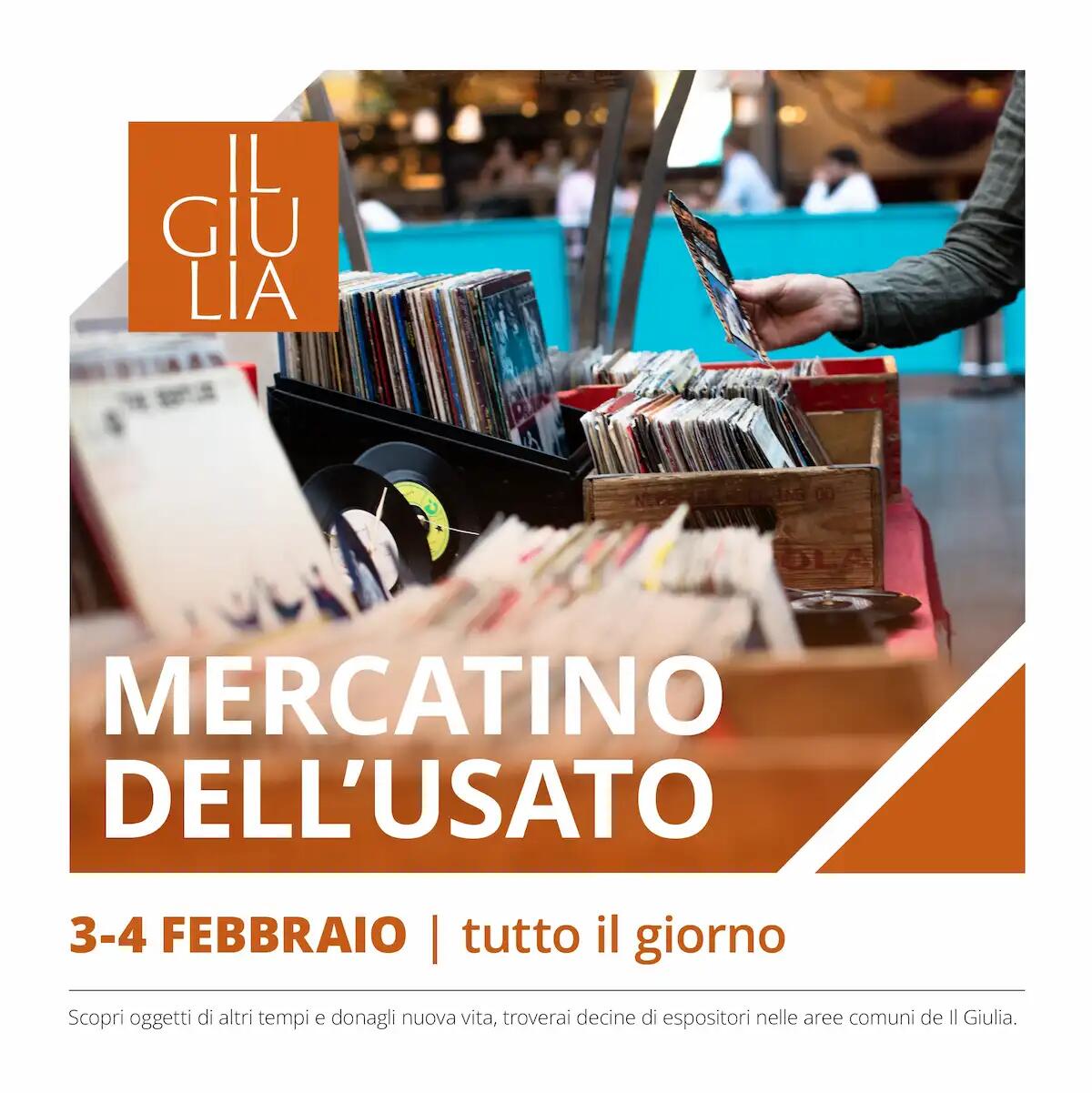 Ritorna sabato e domenica il Mercatino dell'Usato al Giulia - 