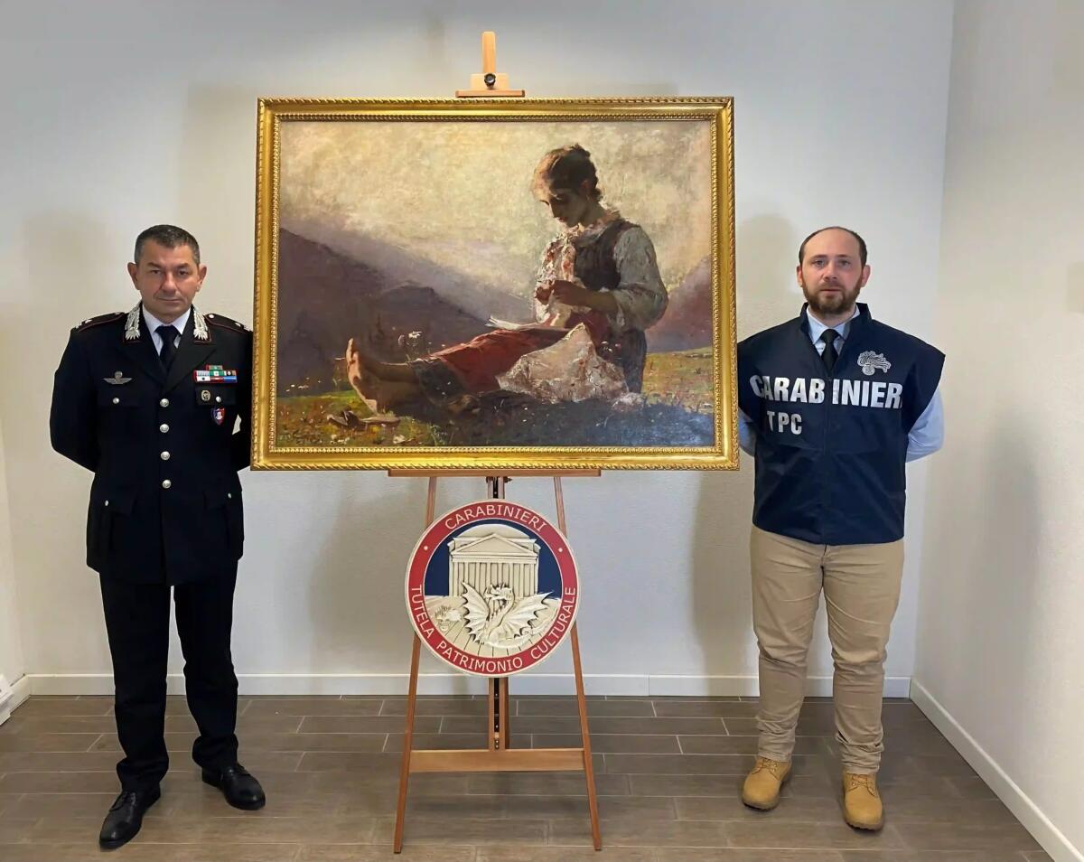 I Carabinieri per la Tutela del Patrimonio Culturale di Udine restituiscono un dipinto rubato - 