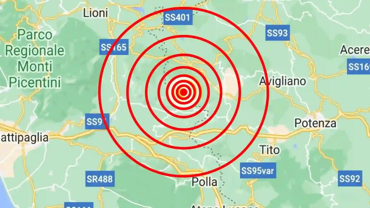 Salerno. Scossa di terremoto a Ricigliano: magnitudo 3.8 - 