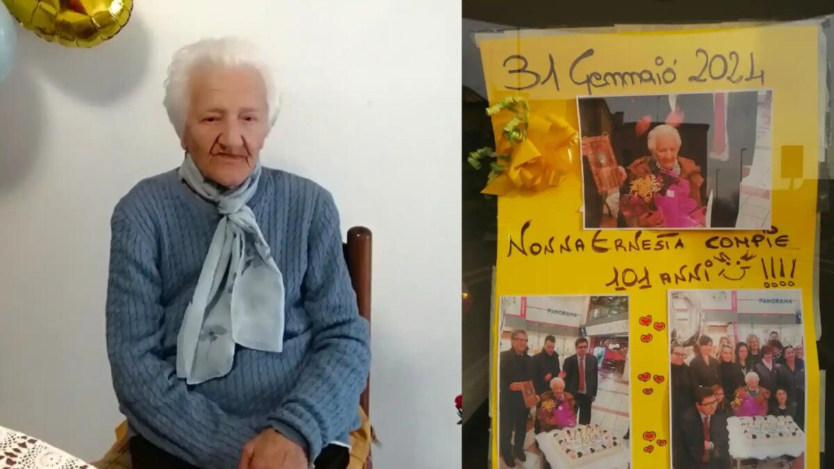 Ernesta, nata a Stregna di Cividale, compie 101 anni: festa grande a Marghera - 