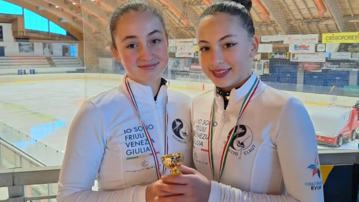 Claut, pattinaggio: un altro bronzo per le sorelle Ara -