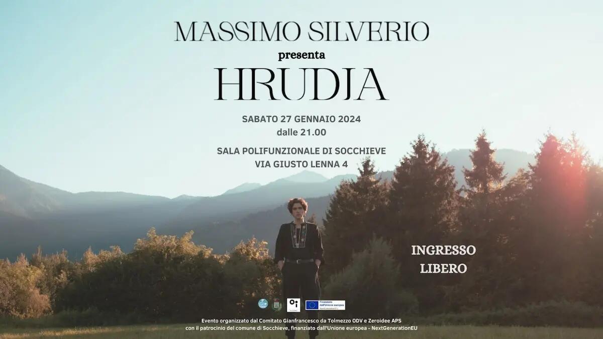 Socchieve, Massimo Silverio presenta il nuovo album "Hrudja" live il 27 gennaio - 
