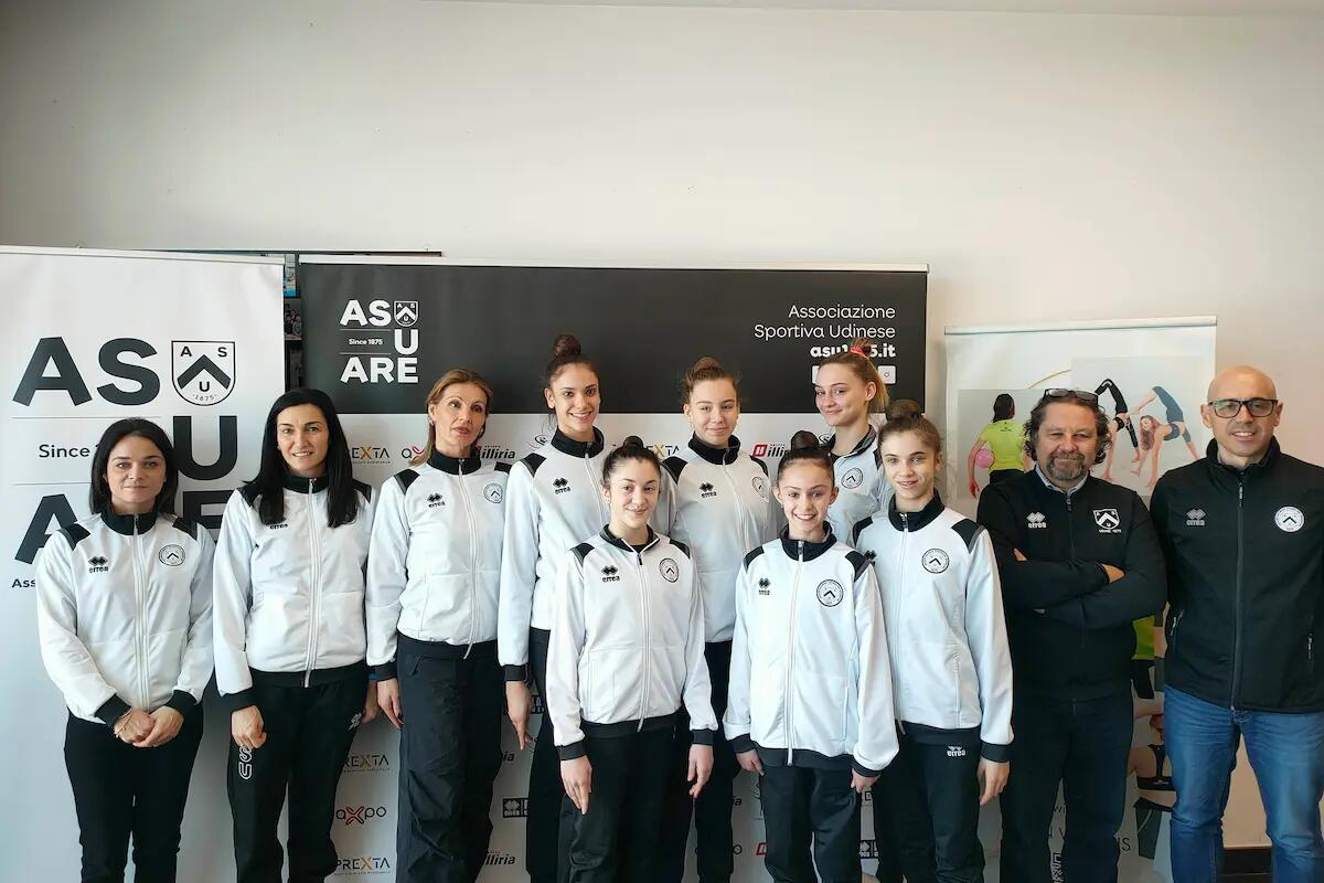 Presentata la squadra di ritmica ASU, anche quest'anno in pedana in A1 - 