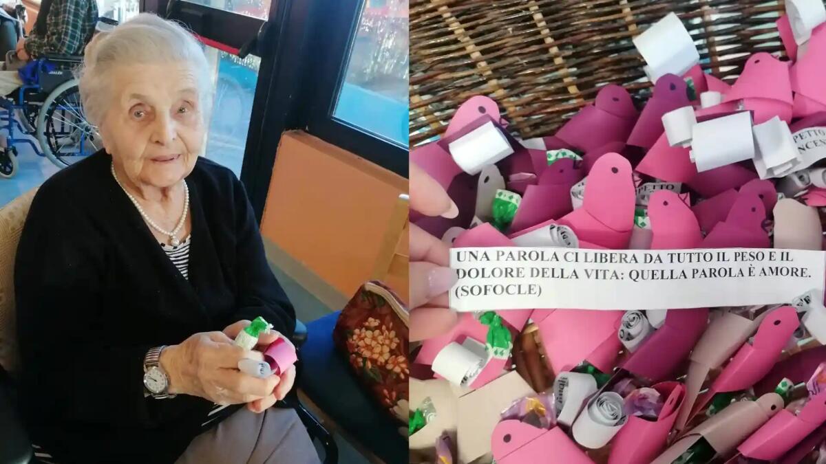 Gli anziani della casa di riposo Sereni Orizzonti “Le Camelie” festeggiano San Valentino - 