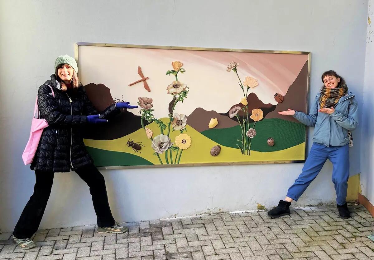 A Torre si inaugura il primo murale tattile per non vedenti - 