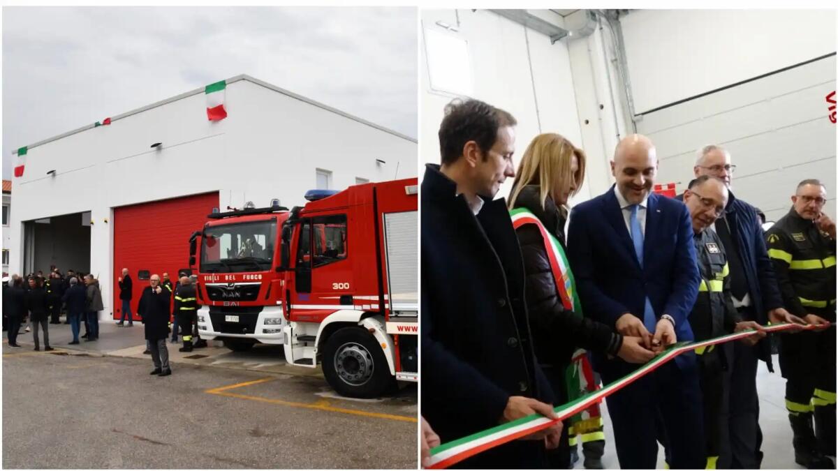 Inaugurato il rinnovato distaccamento dei Vigili del Fuoco di Lignano Sabbiadoro - 