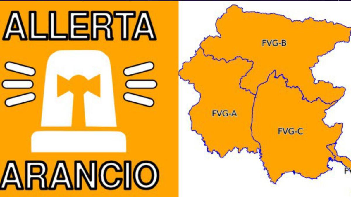 Allerta arancione in Friuli Venezia Giulia: arrivano forti piogge, nevicate e mareggiate - 