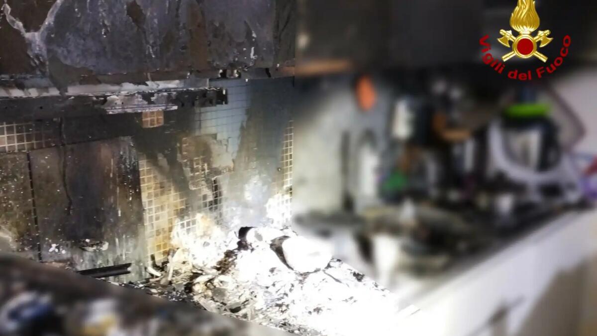Incendio in appartamento: donna intossicata, morto il suo cane, l'altro ferito -