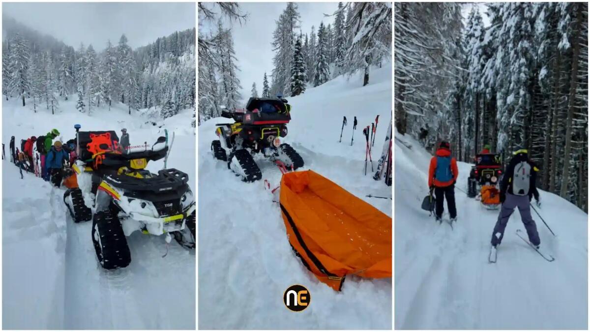 Valanga a 2.100 metri di altezza: travolto un freerider 18enne vicentino - 