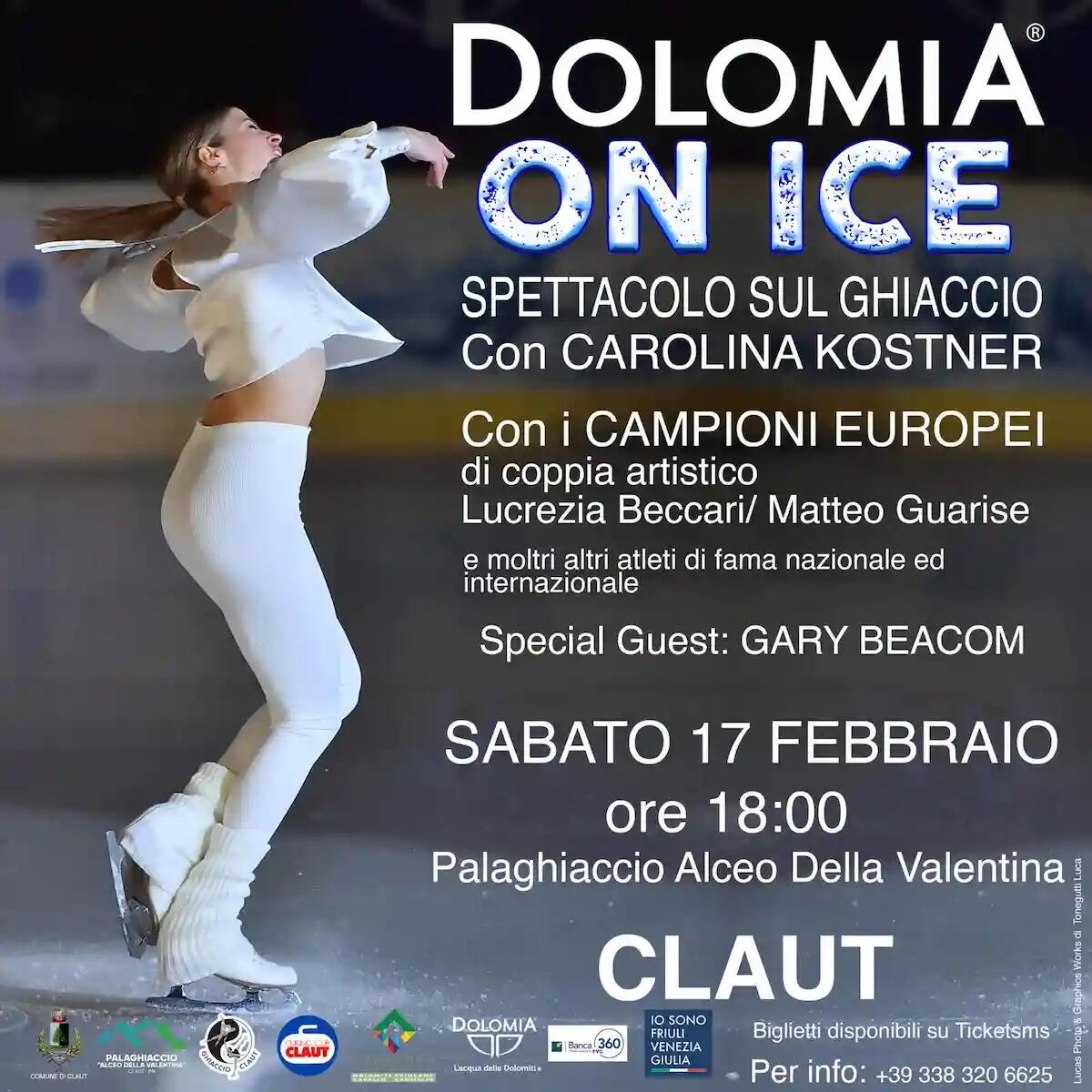 Dolomia On Ice, Kostner da Sanremo a Claut - 