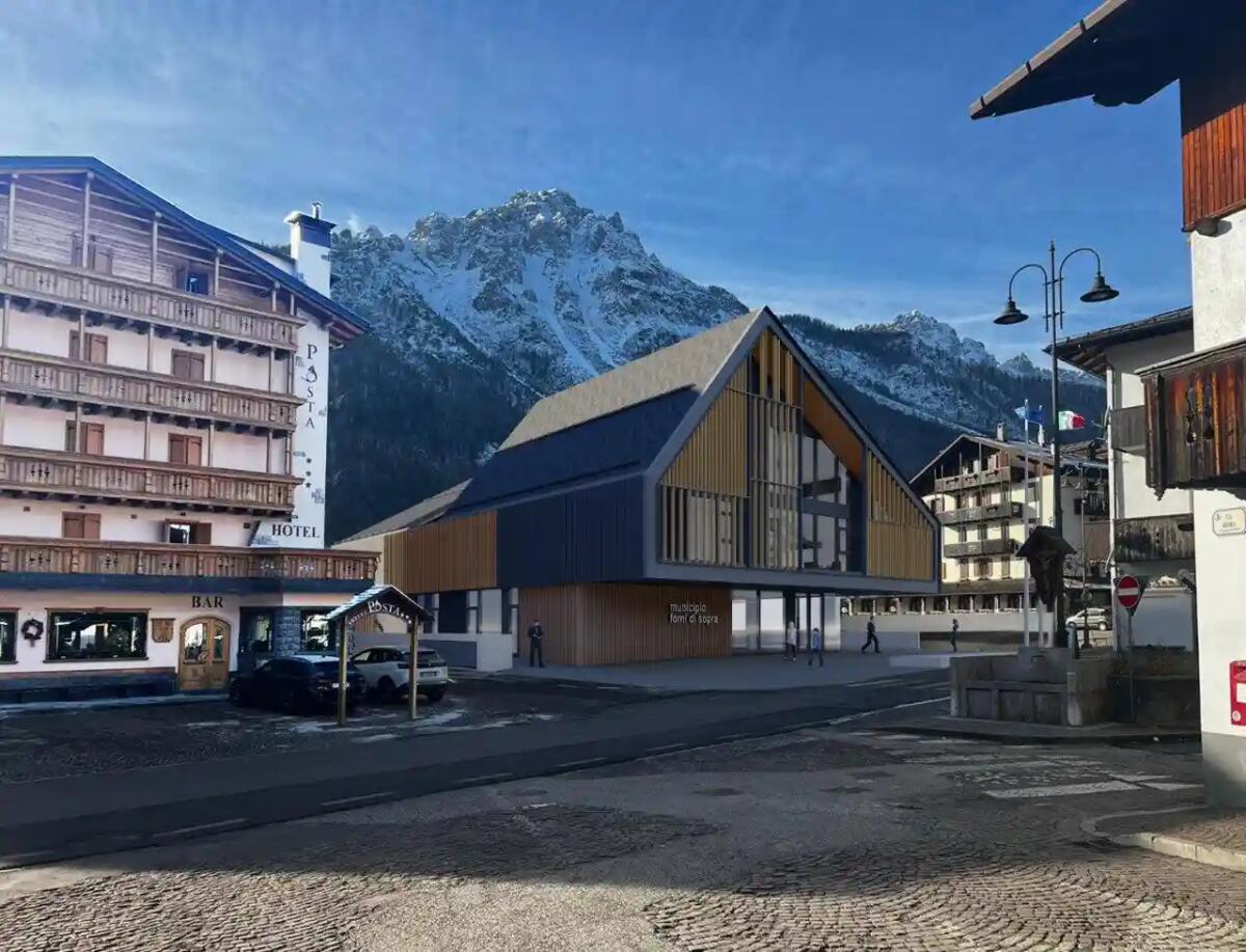 Il rifacimento del Palazzo Comunale Forni di Sopra - 