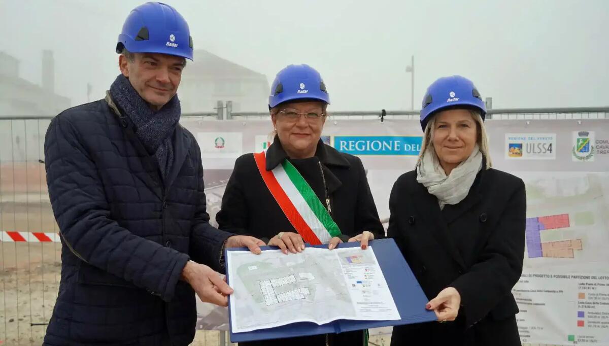 "Casa della Comunità" a Cavallino Treporti: via i lavori, posata oggi la prima pietra - 